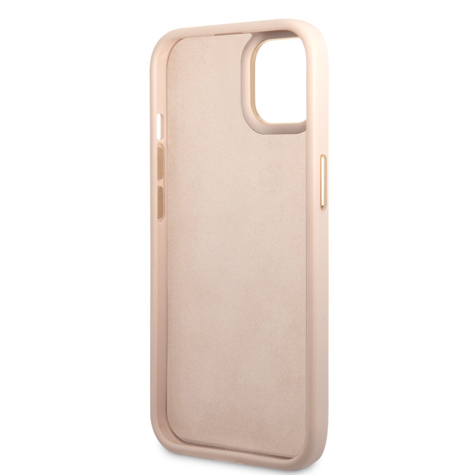 Guess GUESS Back Cover Telefoonhoesje voor Apple iPhone 14 – Polycarbonaat;PU – Bescherm je Telefoon – Roze