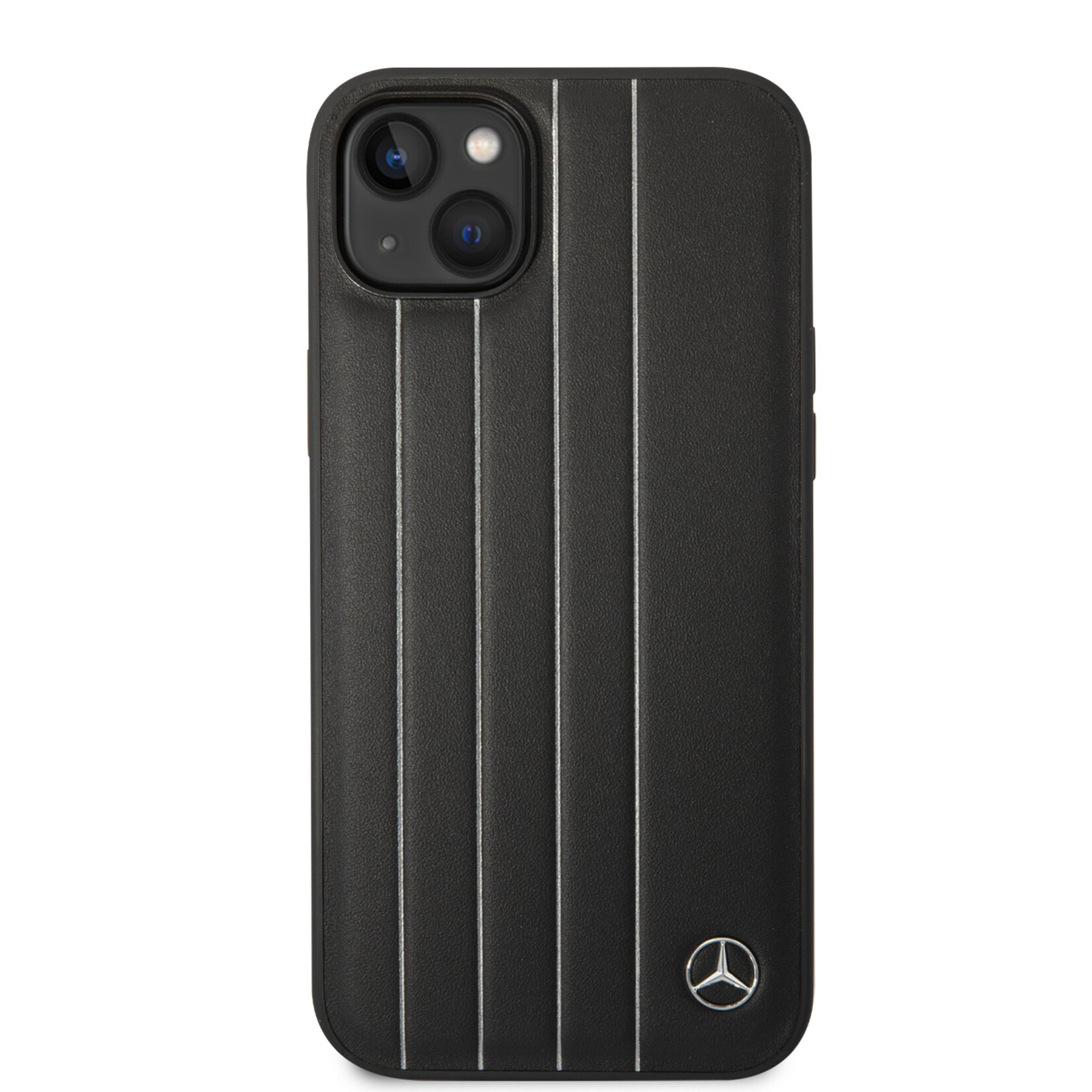 Mercedes-Benz Mercedes-Benz PU-Leer Smartphonehoesje voor Apple iPhone 14 Plus - Beschermende Back Cover met Zwarte Kleur