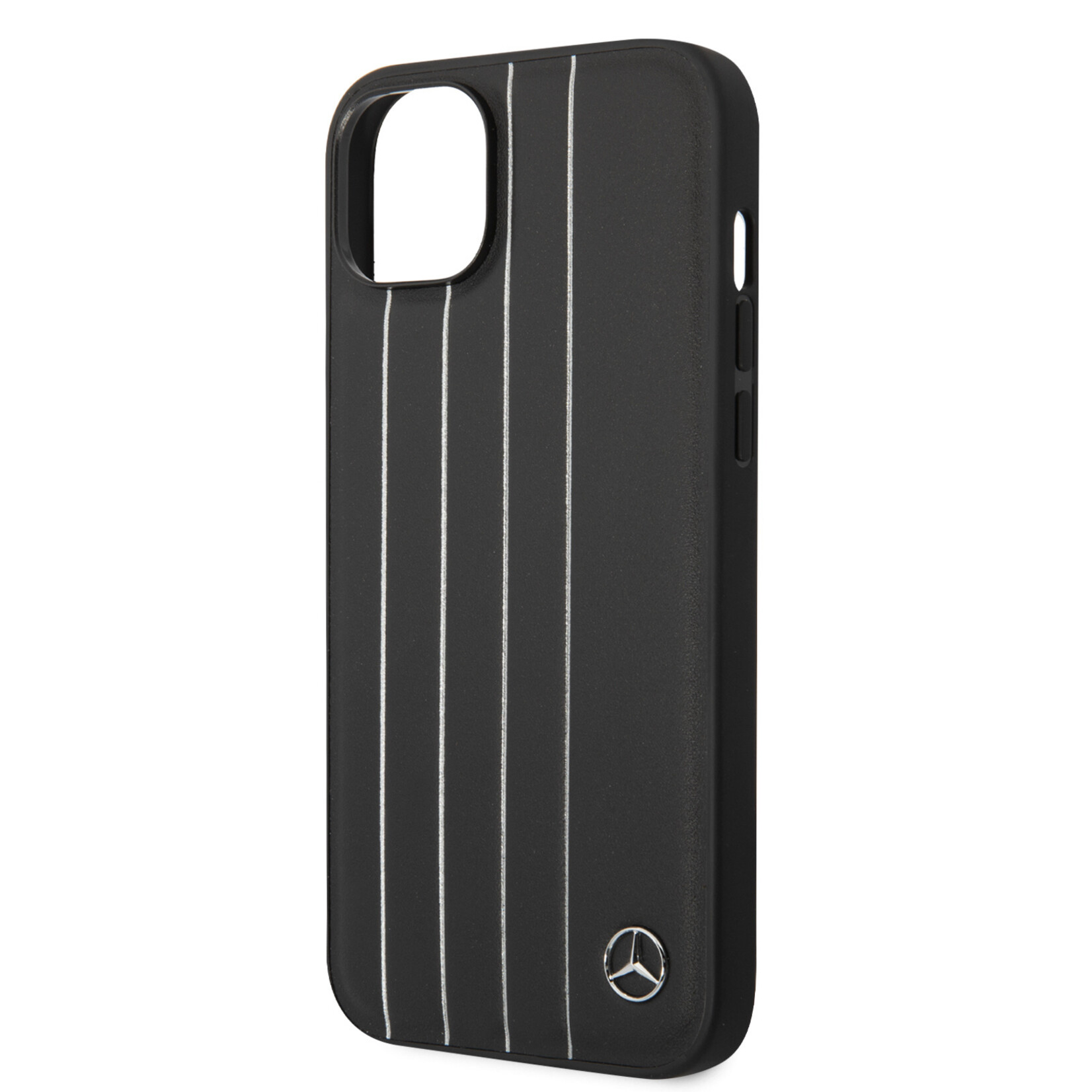 Mercedes-Benz Mercedes-Benz PU-Leer Smartphonehoesje voor Apple iPhone 14 Plus - Beschermende Back Cover met Zwarte Kleur