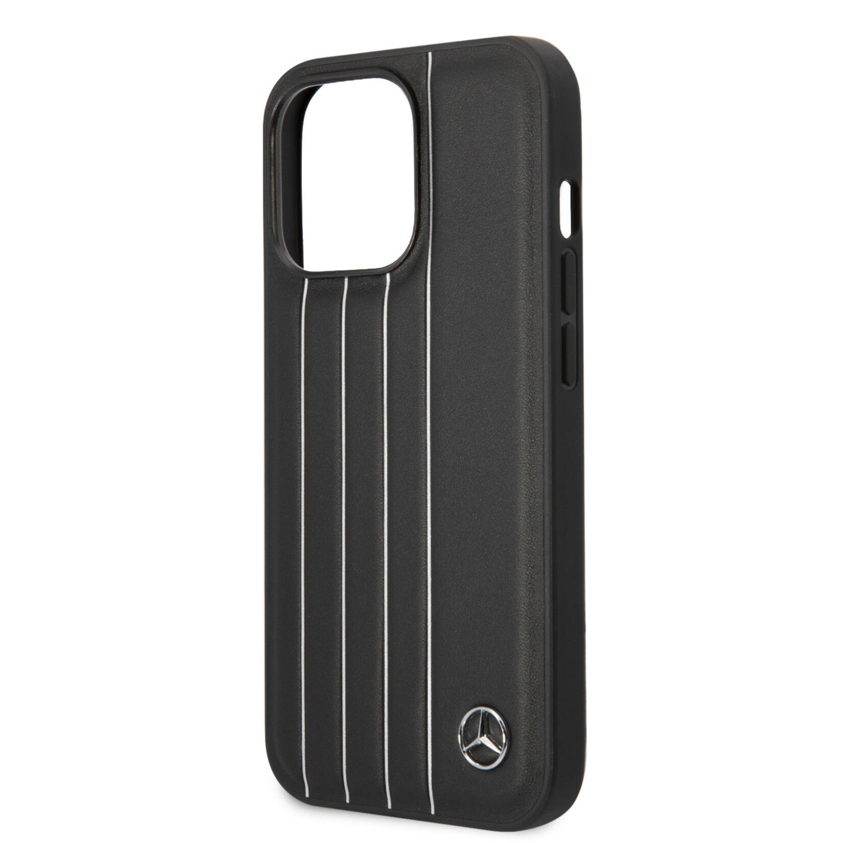 Mercedes-Benz Mercedes-Benz Pu Leer Smartphonehoesje voor Apple iPhone 14 Pro - Bescherm Uw Telefoon - Kleur: Zwart - Back Cover