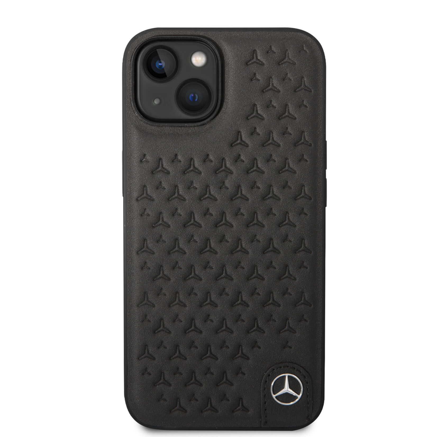 Mercedes-Benz Mercedes-Benz Pu Leer Telefoonhoesje voor Apple iPhone 14 – Beschermende Back Cover – Zwart