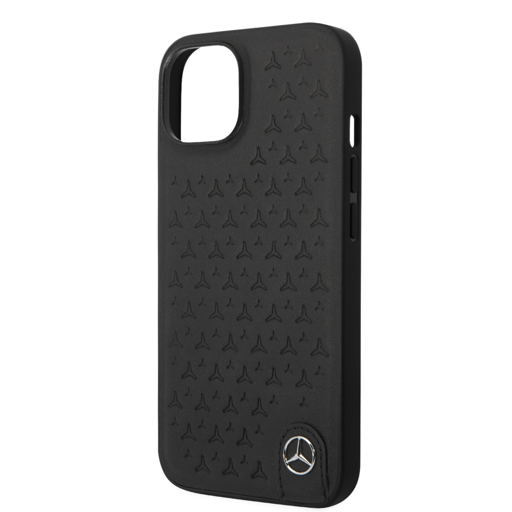 Mercedes-Benz Mercedes-Benz Pu Leer Telefoonhoesje voor Apple iPhone 14 – Beschermende Back Cover – Zwart