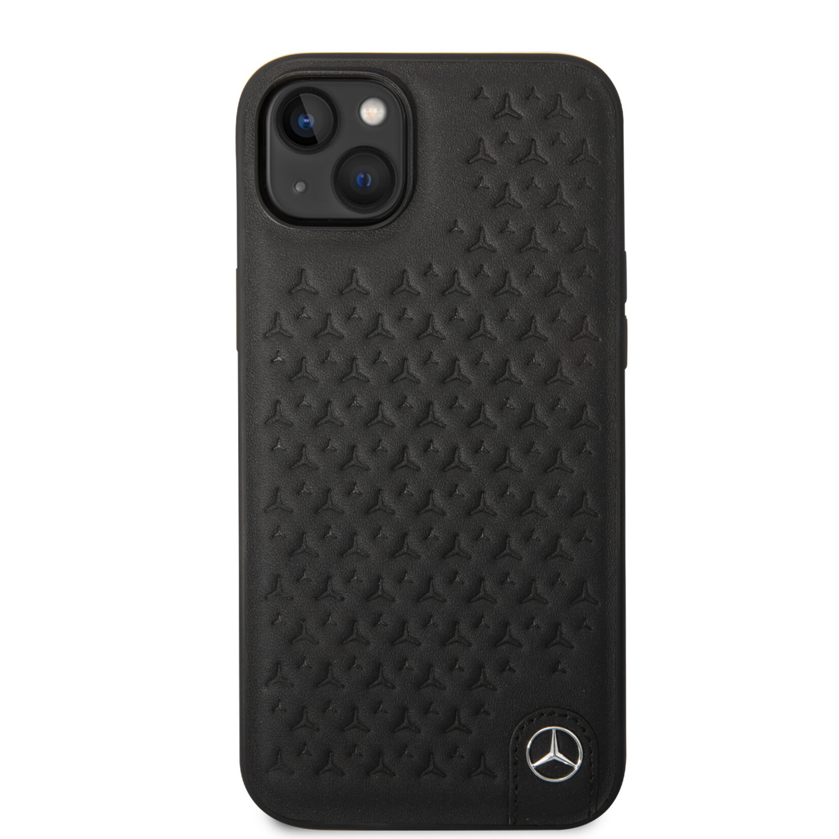 Mercedes-Benz Mercedes-Benz Telefoonhoesje voor Apple iPhone 14 Plus - Zwart Pu Leer Back Cover - Bescherming & Stijl