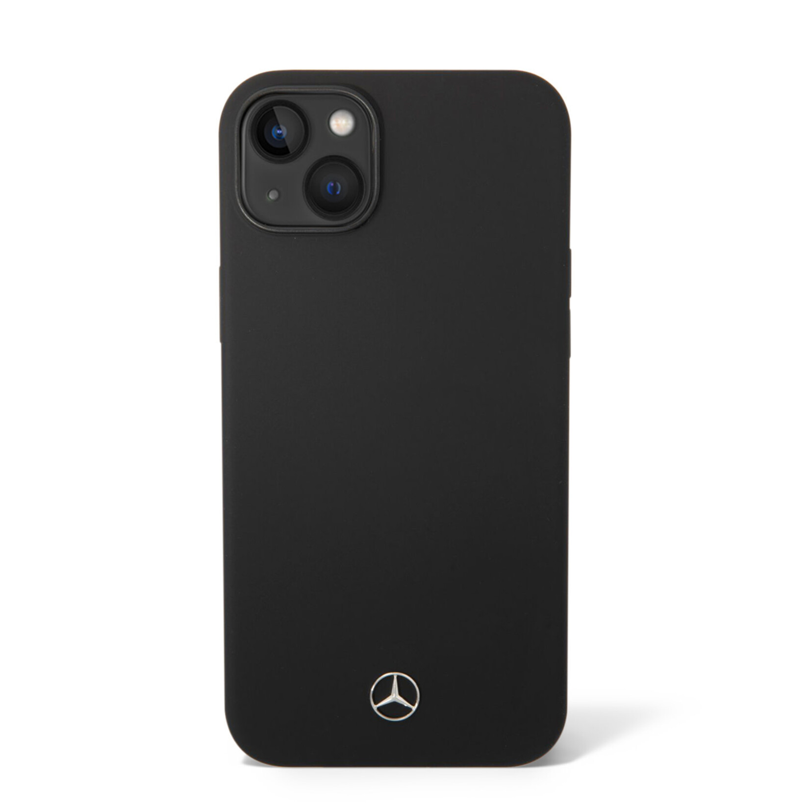 Mercedes-Benz Mercedes-Benz Silicone Telefoonhoesje voor Apple iPhone 14 - Bescherm je Telefoon met Zwarte Back Cover