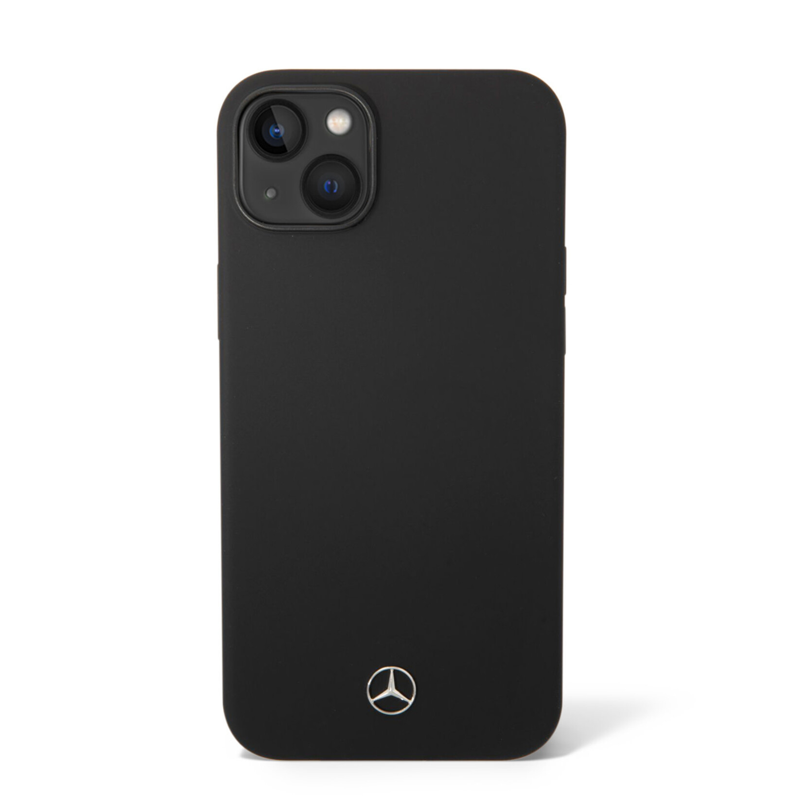 Mercedes-Benz Mercedes-Benz Silicone Back Cover Smartphonehoesje voor Apple iPhone 14 Plus - Bescherm je Telefoon - Zwart