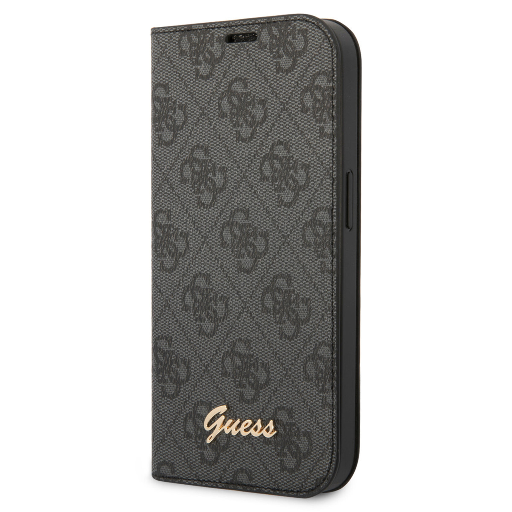 Guess Guess Apple iPhone 14 Plus Telefoonhoesje - Polycarbonaat, TPU, Boekhoesje, Bescherming, Grijs