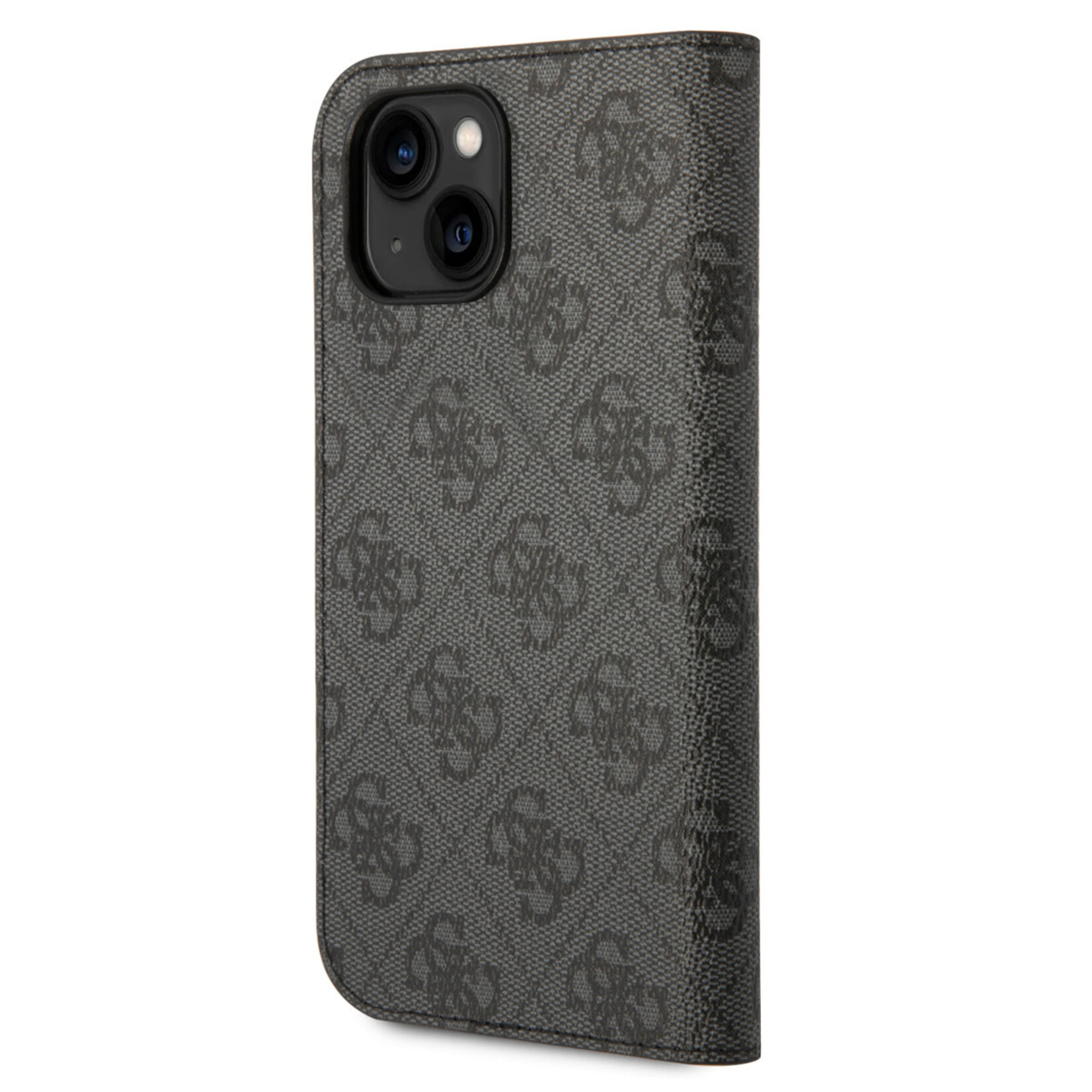 Guess Guess Apple iPhone 14 Plus Telefoonhoesje - Polycarbonaat, TPU, Boekhoesje, Bescherming, Grijs