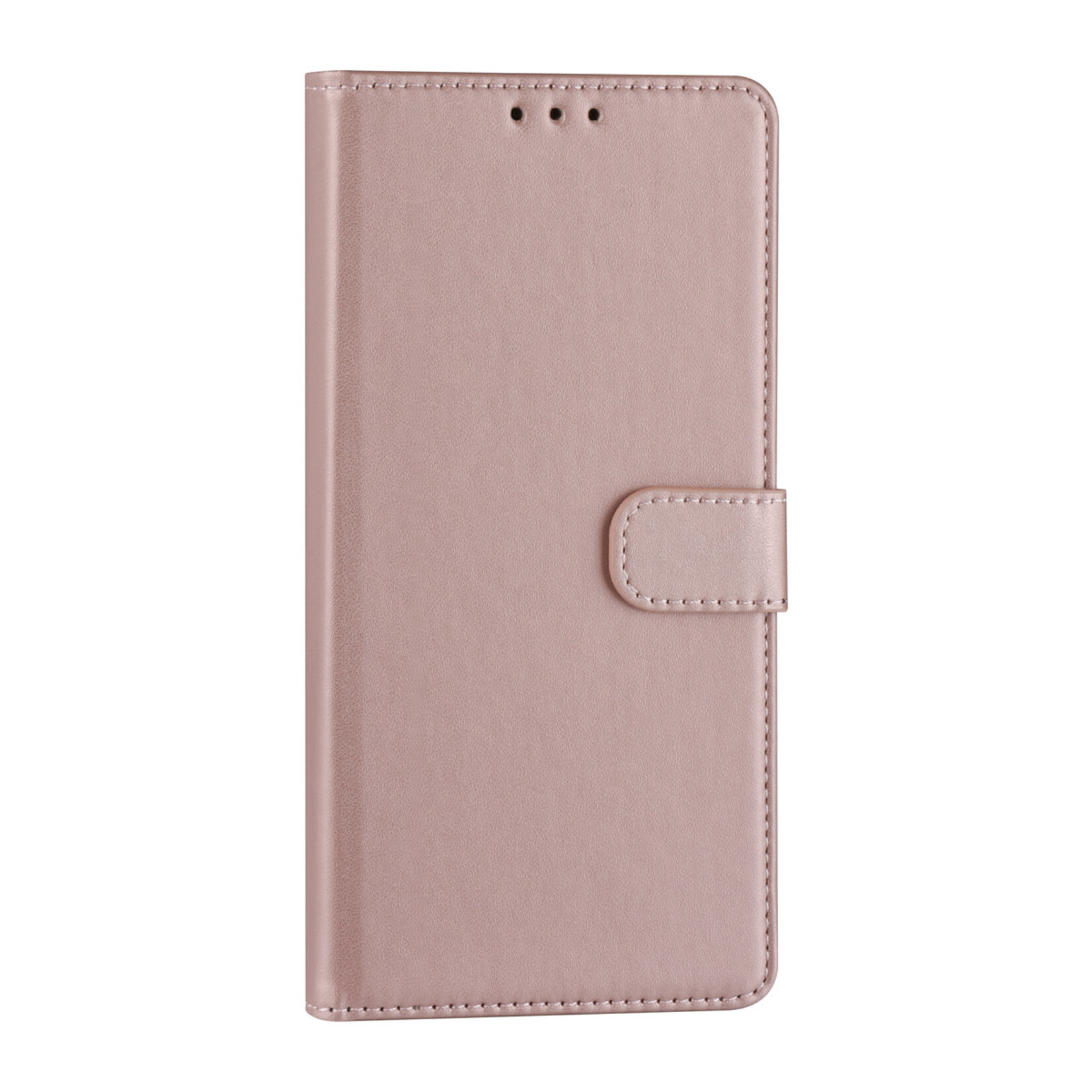 Samsung Galaxy A13 4G Book Case hoesje - Pasjeshouder voor 3 pasjes - Magneetsluiting - Rose Gold