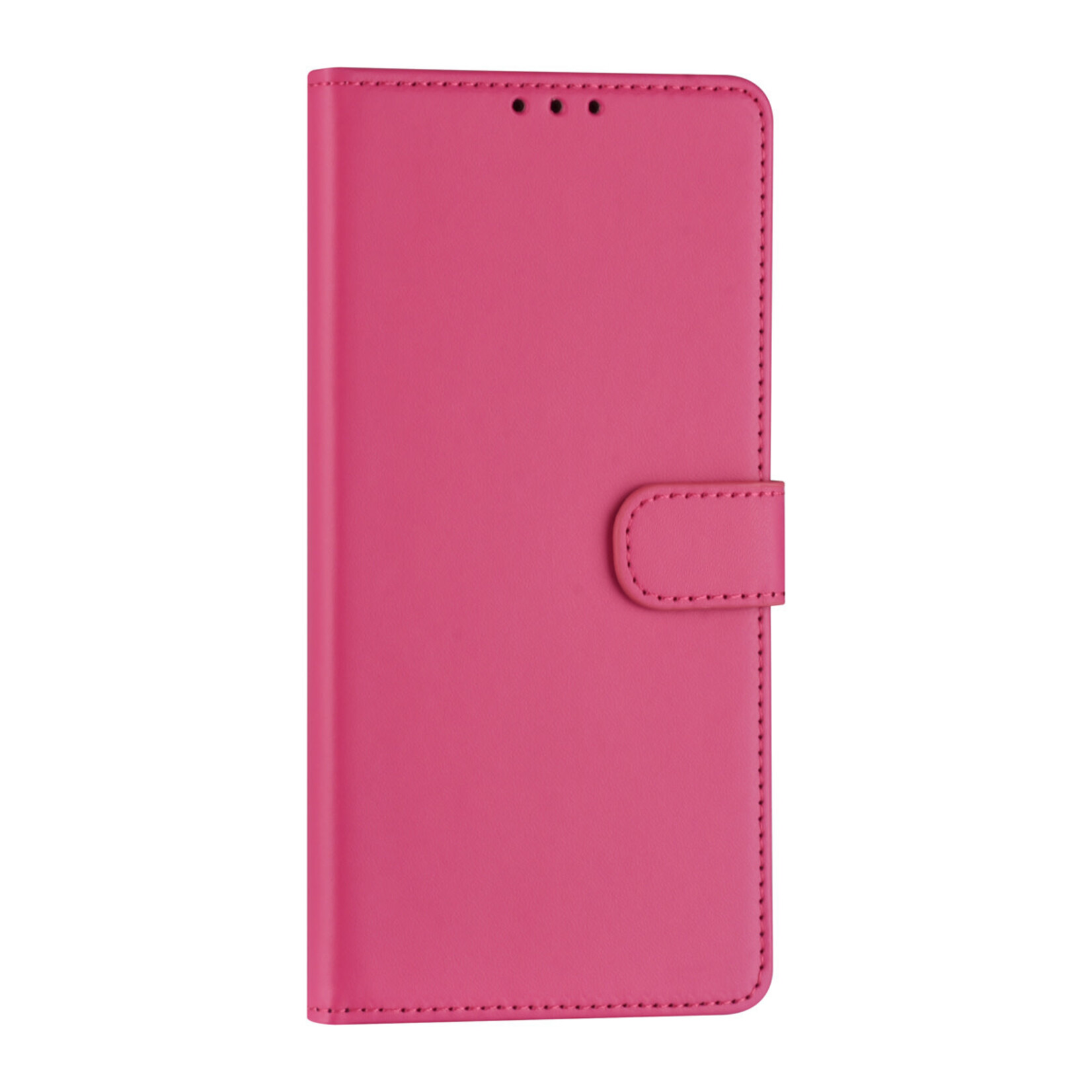 Samsung Galaxy A13 4G Book Case hoesje - Pasjeshouder voor 3 pasjes - Magneetsluiting - Felroze