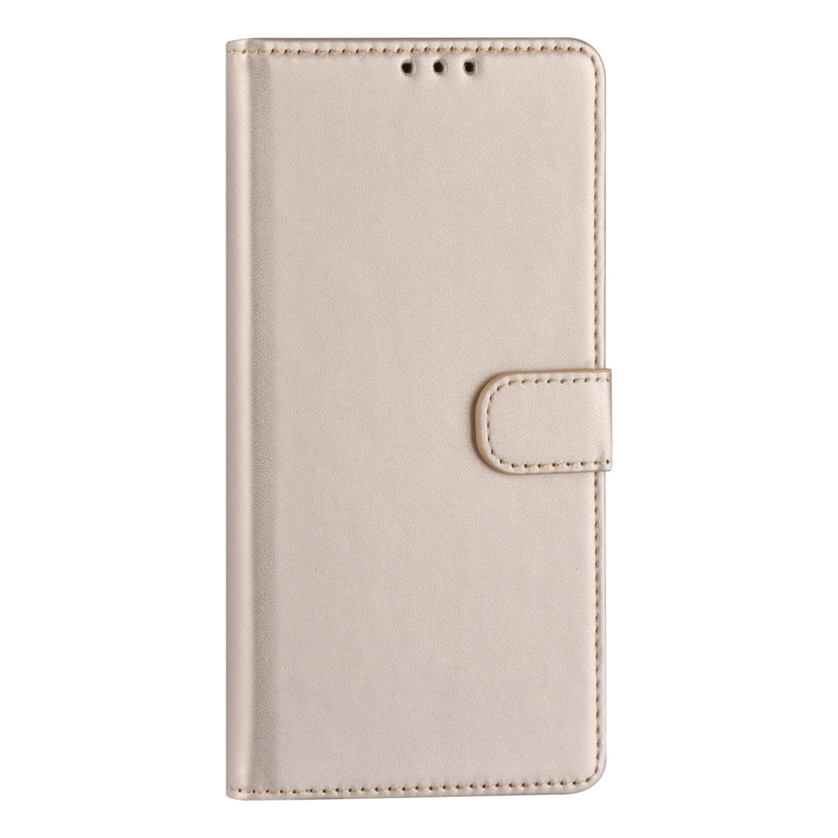 Samsung Galaxy A33 5G Book Case hoesje - Pasjeshouder voor 3 pasjes - Magneetsluiting - Goud