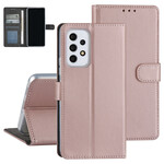 Samsung Galaxy A53 5G Book Case hoesje - Pasjeshouder voor 3 pasjes - Magneetsluiting - Rose Gold