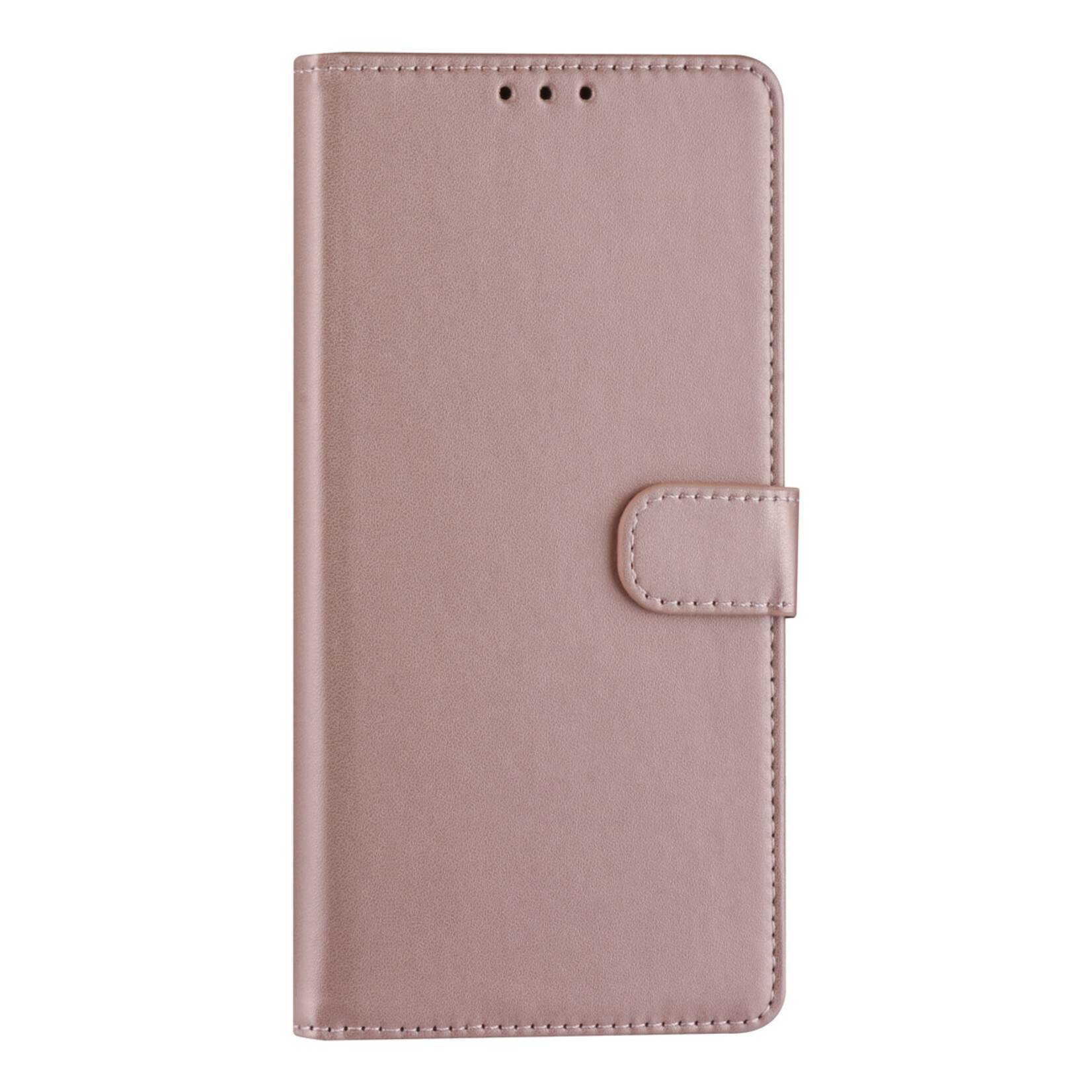 Samsung Galaxy A73 5G Book Case hoesje - Pasjeshouder voor 3 pasjes - Magneetsluiting - Rose Gold