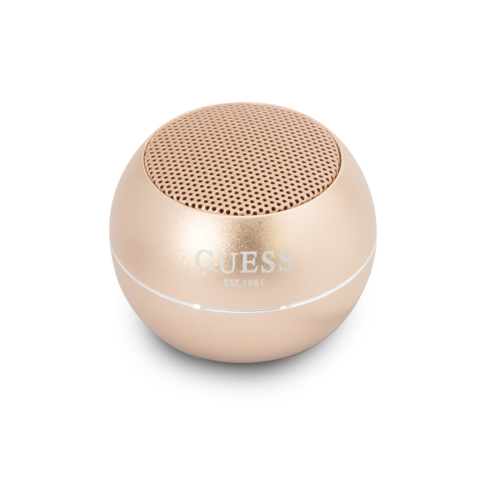 Guess Guess Mini Bluetooth Speaker - 3W vermogen en 4 uur speeltijd - Goud