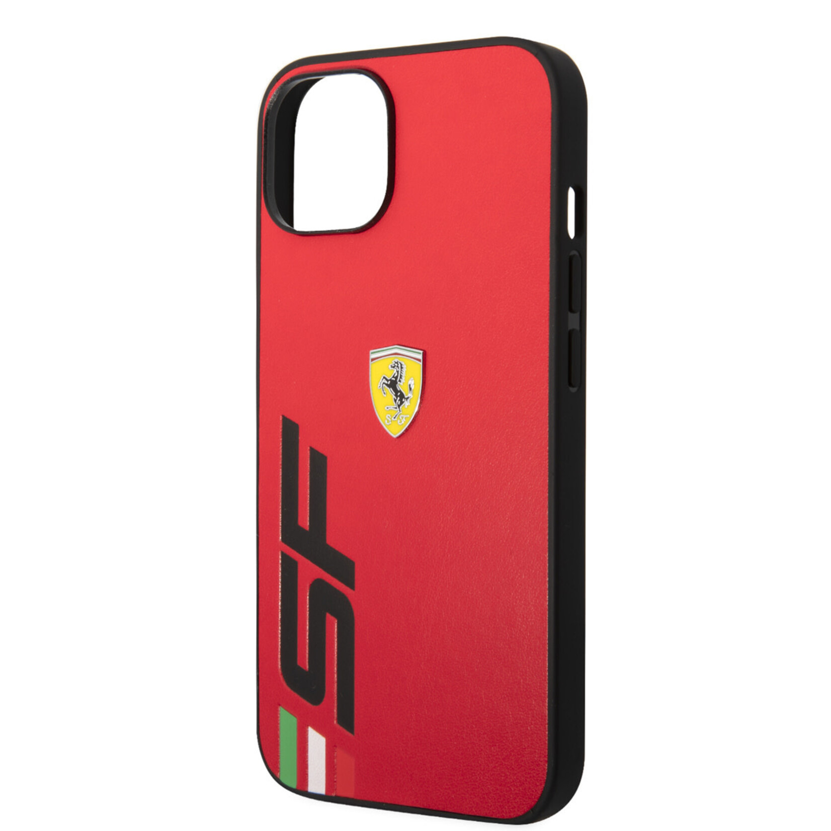 Ferrari Ferrari iPhone 14 Back Cover Hoesje - Pu Leer, Kleur: Rood - Bescherm uw Telefoon