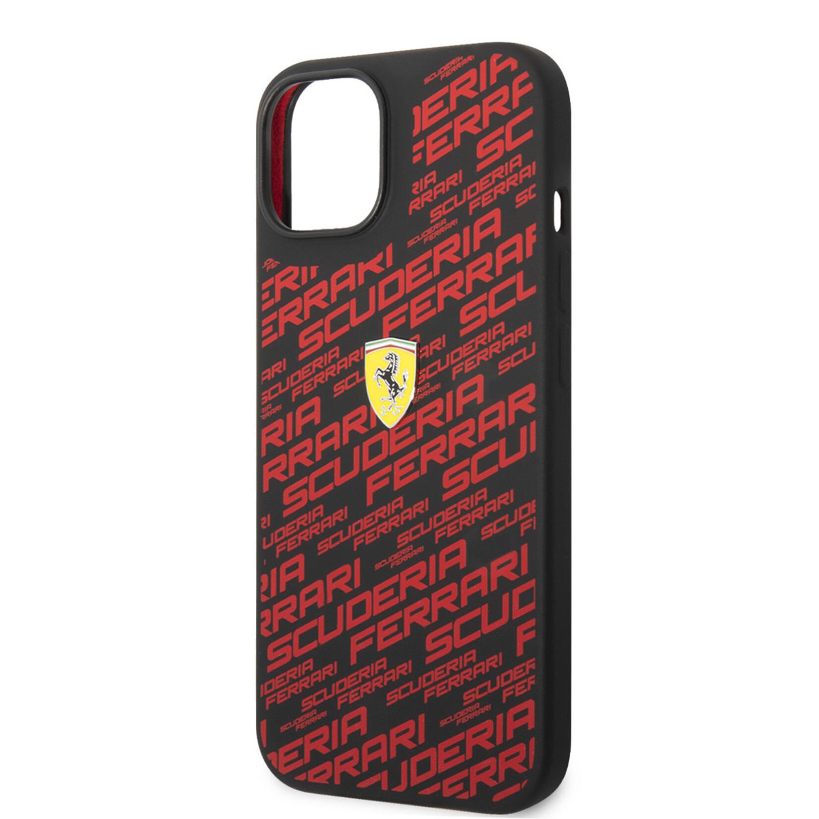 Ferrari Ferrari iPhone 14 Silicone Back Cover - Beschermende Telefoonhoesje - Kleur: Zwart