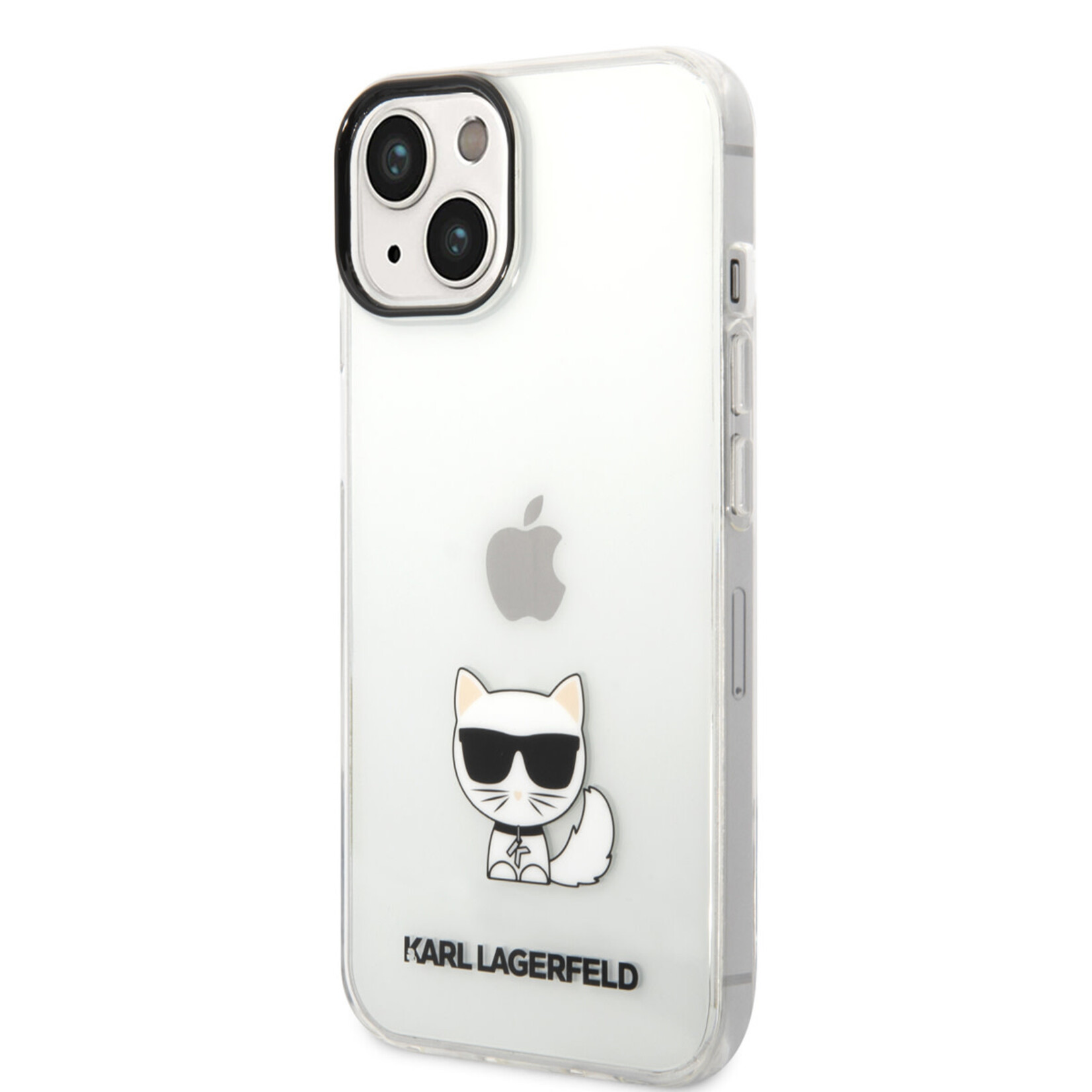 Karl Lagerfeld Karl Lagerfeld Transparant Telefoonhoesje voor Apple iPhone 14 - Bescherm uw Telefoon met TPU Materiaal en Back Cover