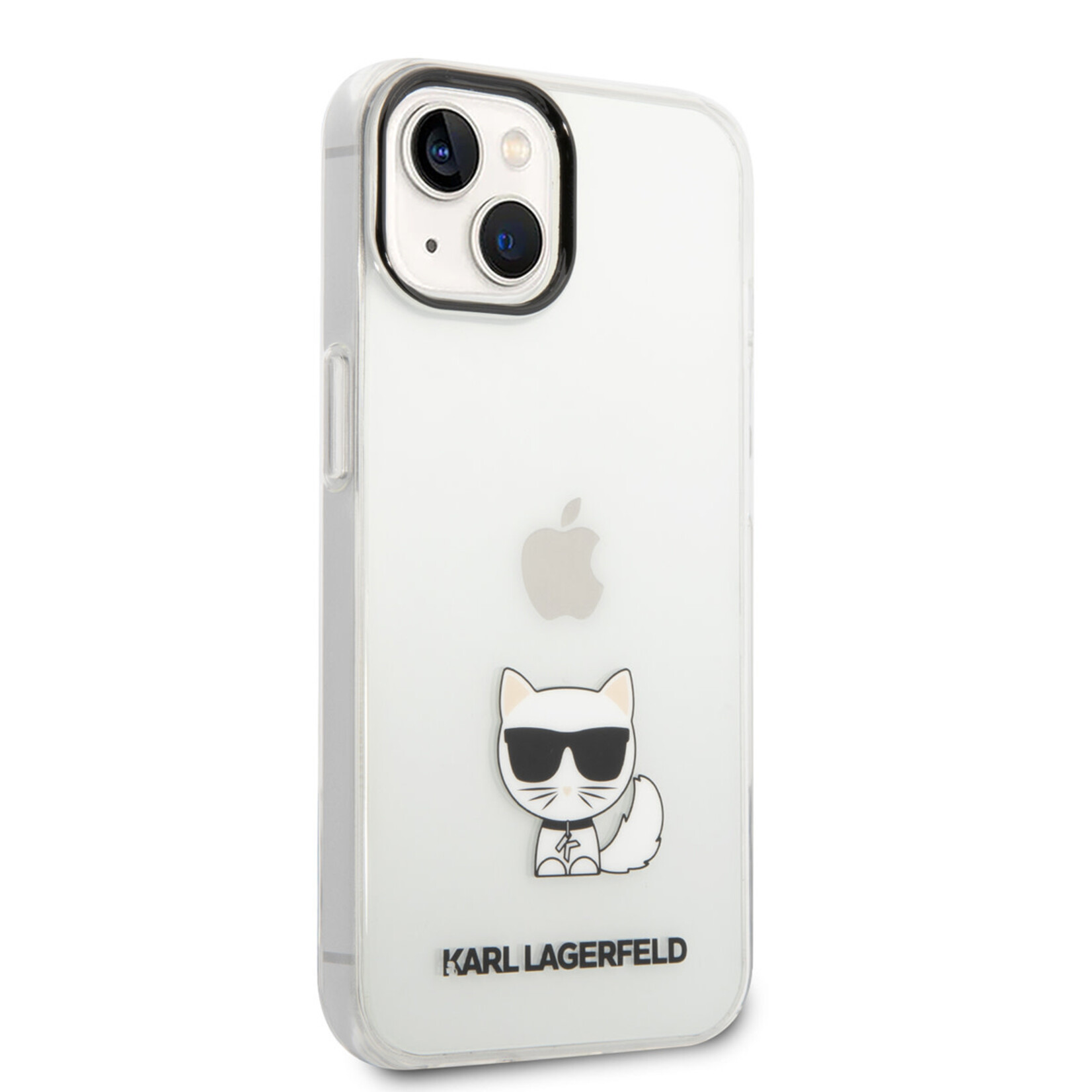 Karl Lagerfeld Karl Lagerfeld Transparant Telefoonhoesje voor Apple iPhone 14 - Bescherm uw Telefoon met TPU Materiaal en Back Cover