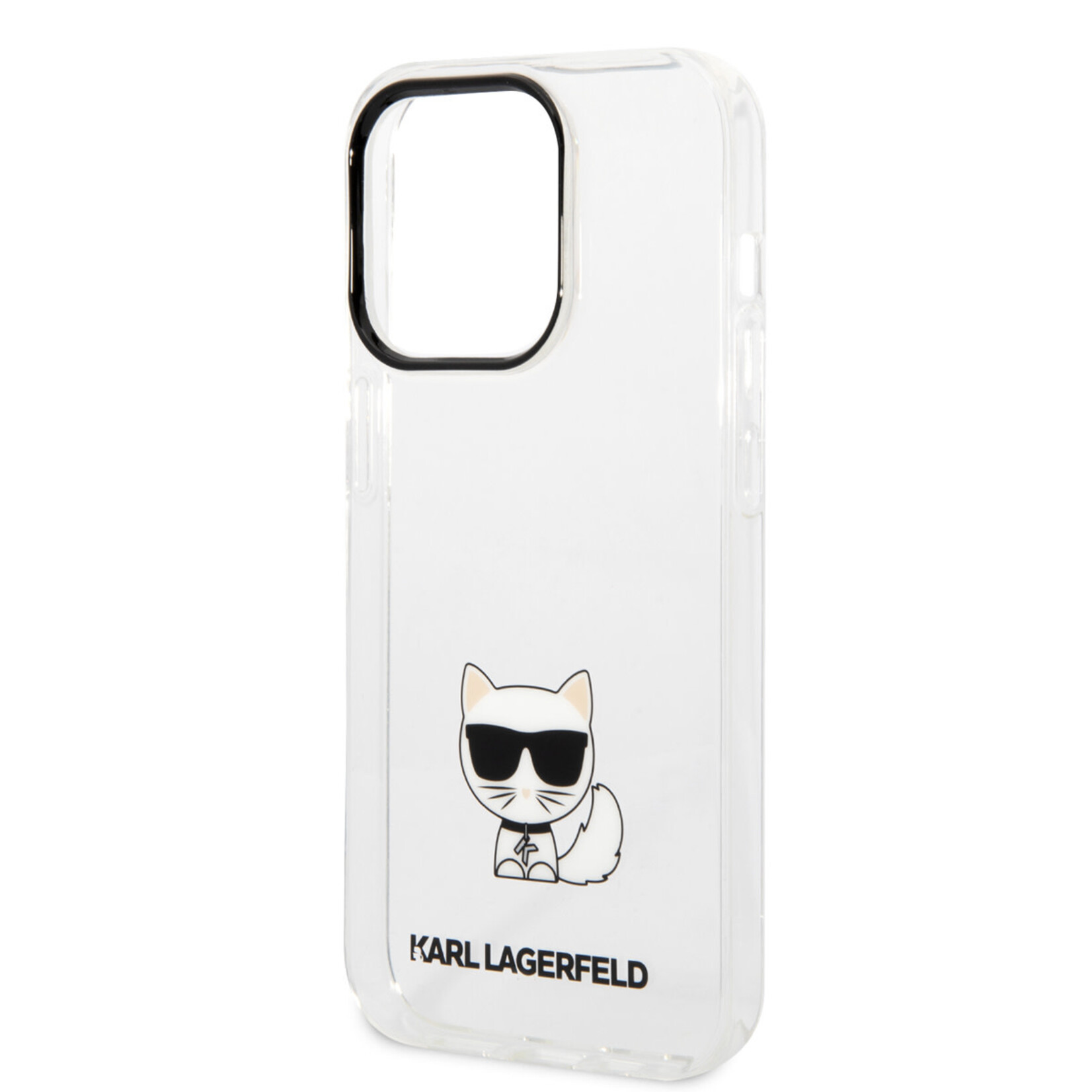 Karl Lagerfeld Karl Lagerfeld iPhone 14 Pro TPU Backcover - Choupette - Transparant