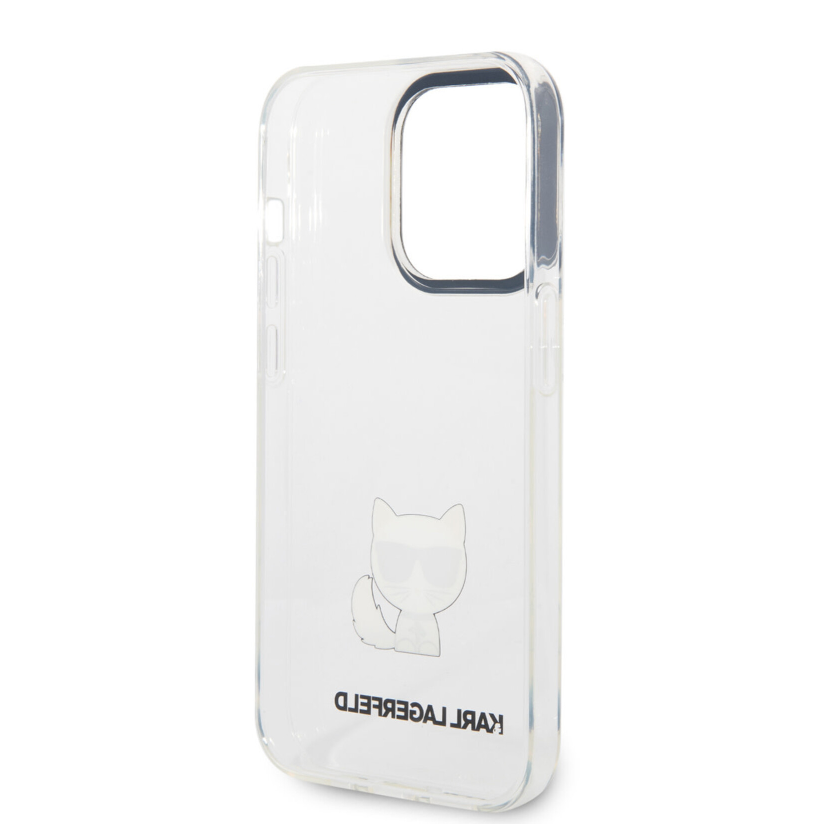 Karl Lagerfeld Karl Lagerfeld iPhone 14 Pro TPU Backcover - Choupette - Transparant