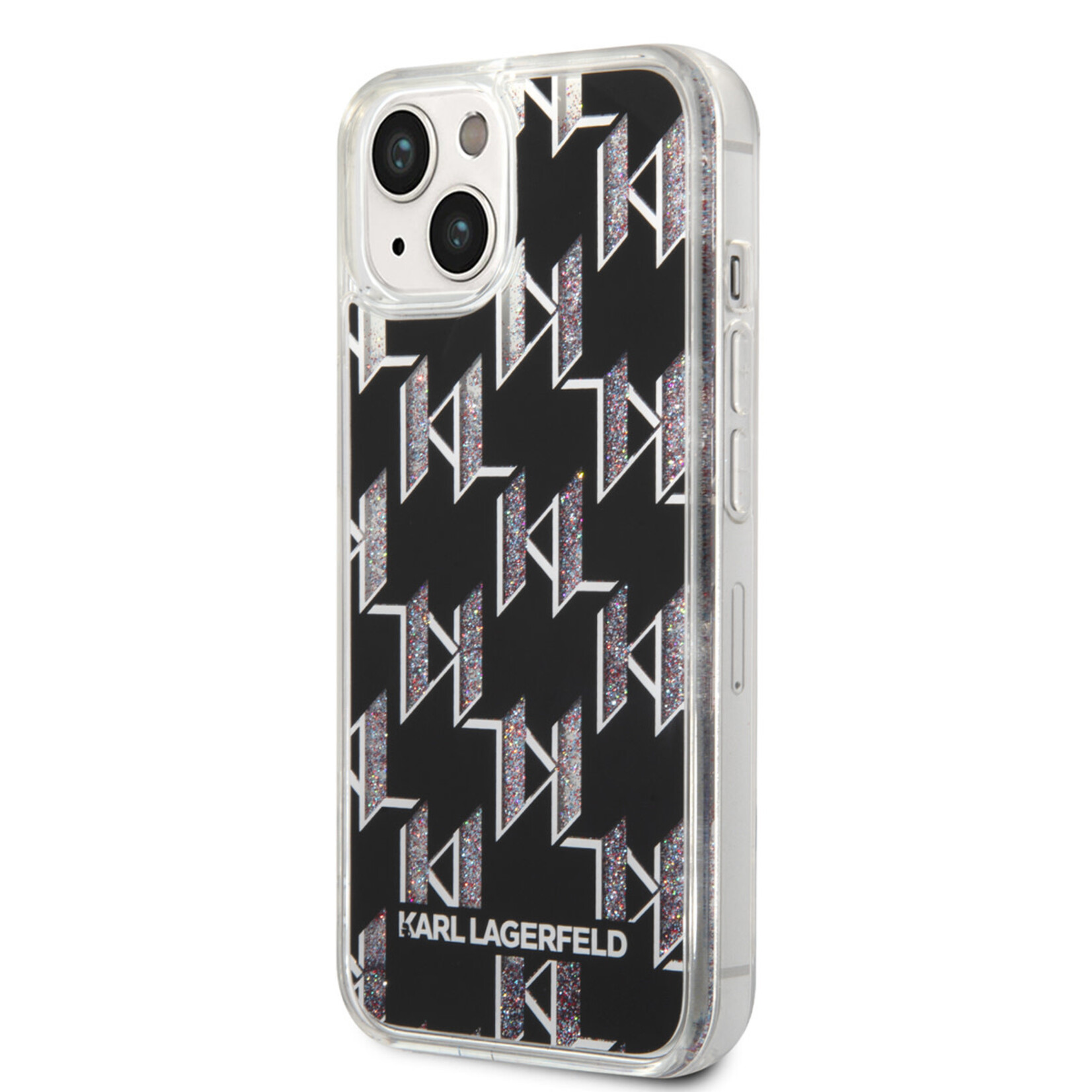 Karl Lagerfeld Karl Lagerfeld Smartphonehoesje voor Apple iPhone 14 - TPU, Kleur: Zwart, Back Cover, Bescherming van Telefoon