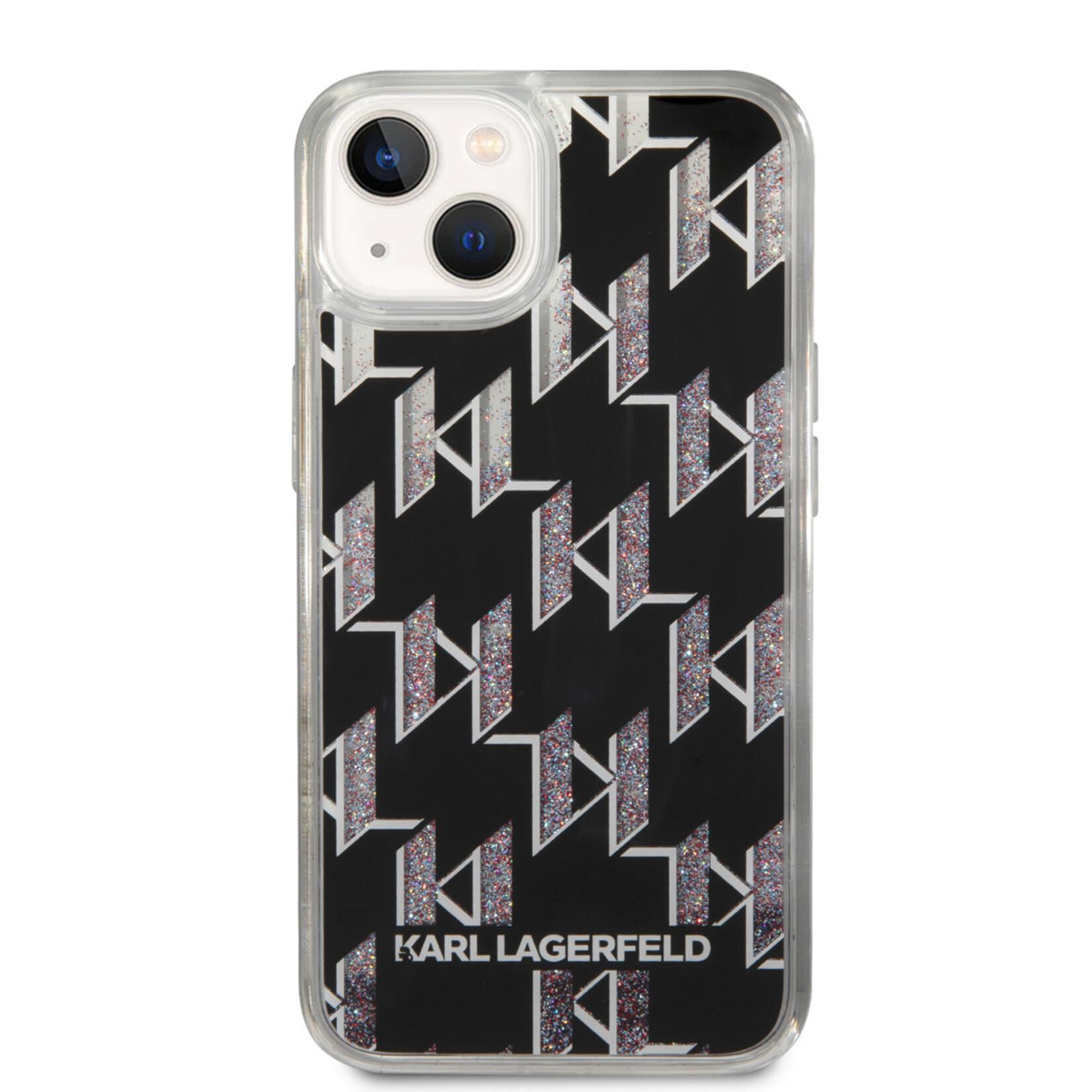 Karl Lagerfeld Karl Lagerfeld Smartphonehoesje voor Apple iPhone 14 - TPU, Kleur: Zwart, Back Cover, Bescherming van Telefoon
