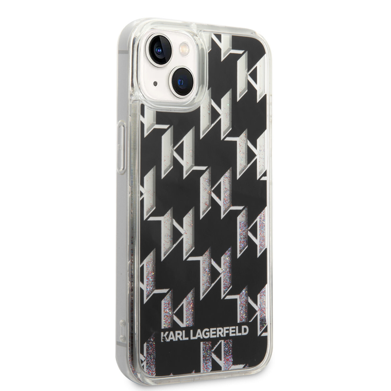 Karl Lagerfeld Karl Lagerfeld Smartphonehoesje voor Apple iPhone 14 - TPU, Kleur: Zwart, Back Cover, Bescherming van Telefoon