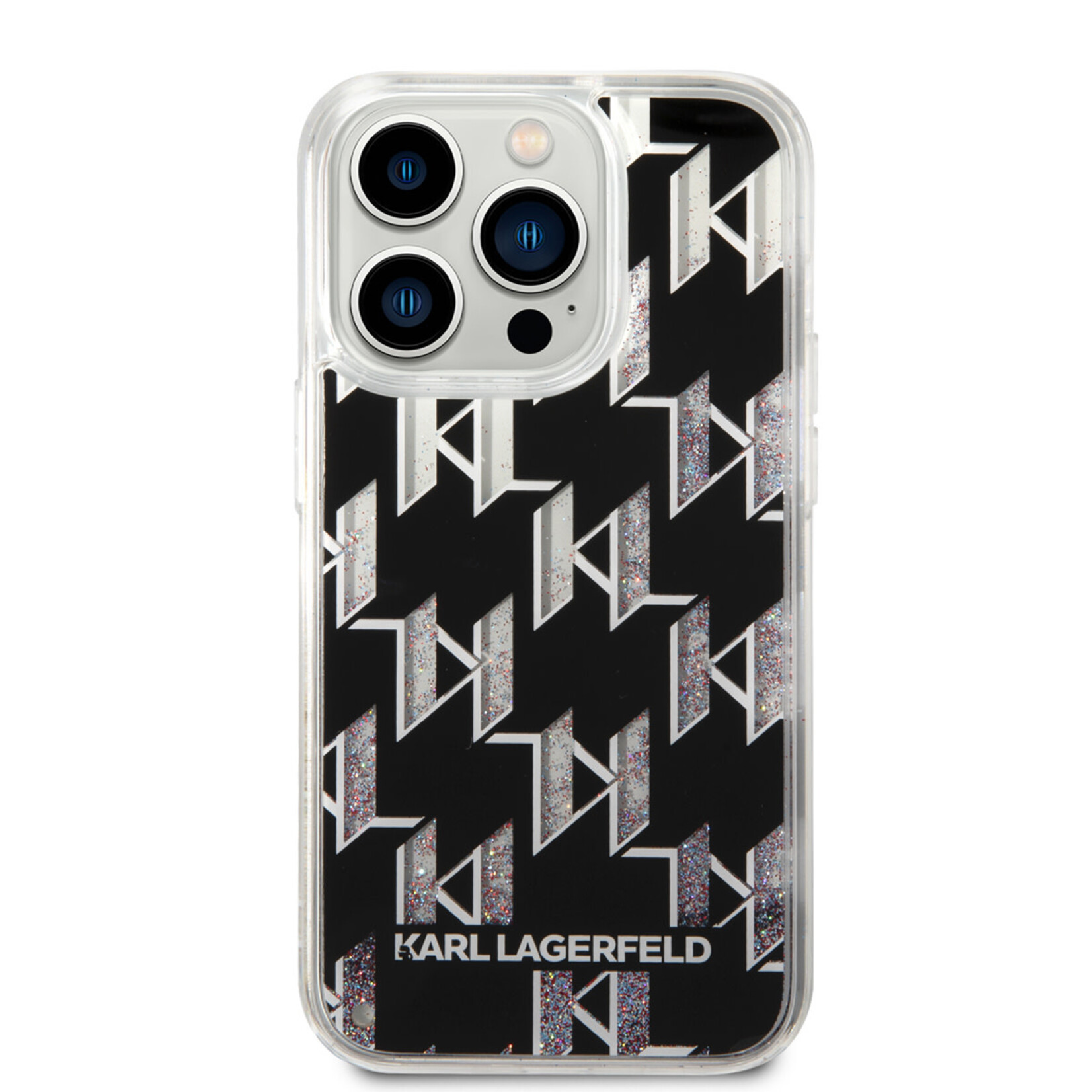 Karl Lagerfeld Karl Lagerfeld Telefoonhoesje voor Apple iPhone 14 Pro - TPU Back Cover - Bescherm je Telefoon - Zwart