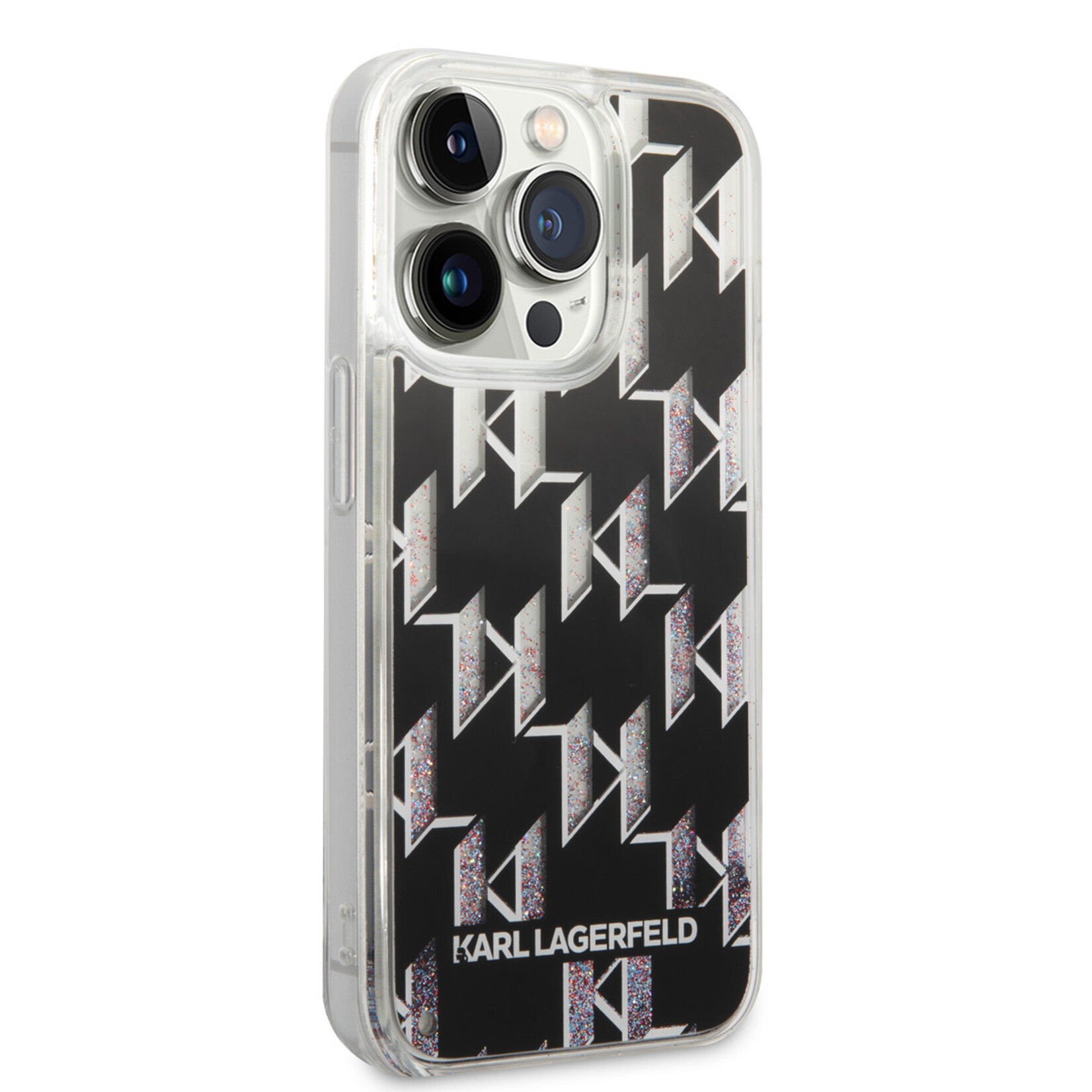 Karl Lagerfeld Karl Lagerfeld Telefoonhoesje voor Apple iPhone 14 Pro - TPU Back Cover - Bescherm je Telefoon - Zwart