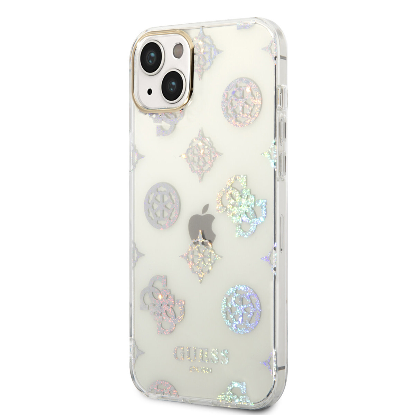 Guess Guess Apple iPhone 14 Plus TPU Back Cover Hoesje - Bescherm je Telefoon met Wit Kleur - Bescherming & Stijl.