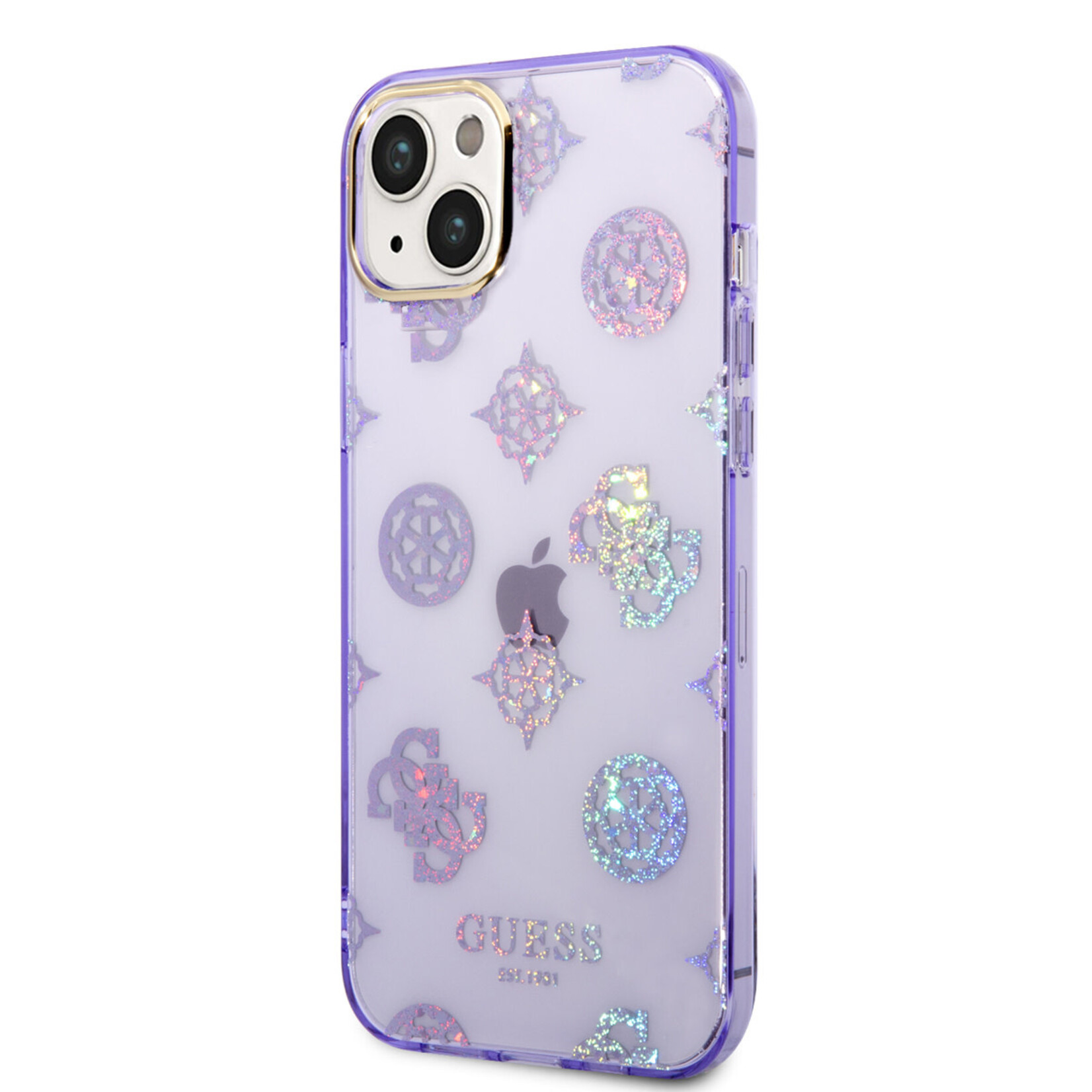 Guess Guess Paars Back Cover TPU Telefoonhoesje voor Apple iPhone 14 Plus - Bescherm je Telefoon Optimaal