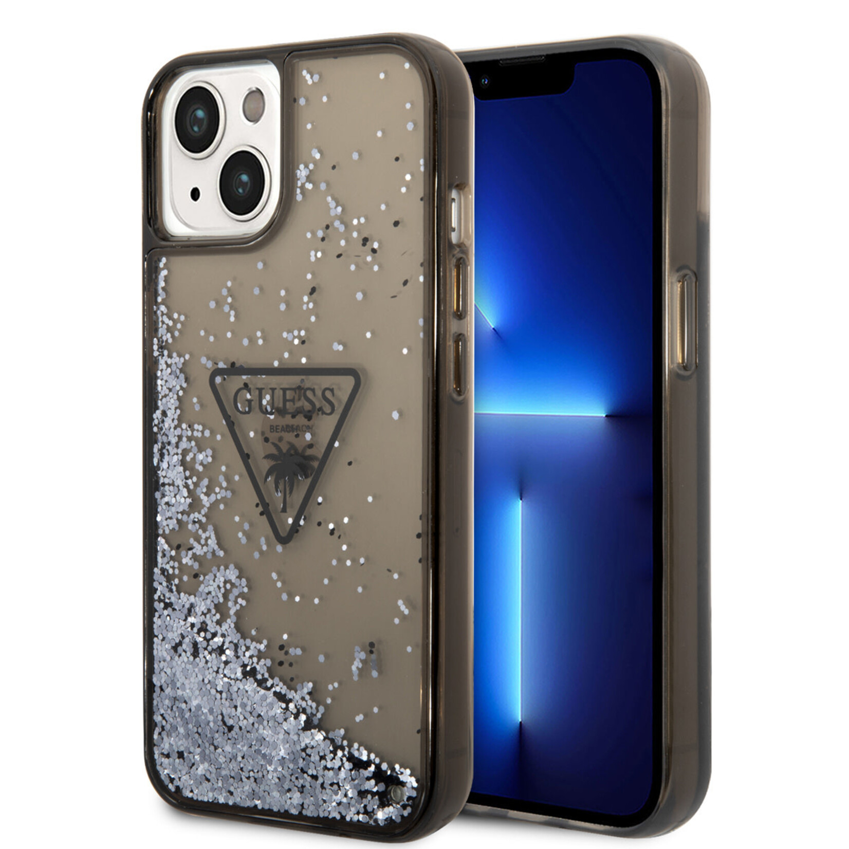 Guess Guess TPU Back Cover Telefoonhoesje voor Apple iPhone 14 Plus – Bescherm je Telefoon met Kleur Zwart & TPU Materiaal