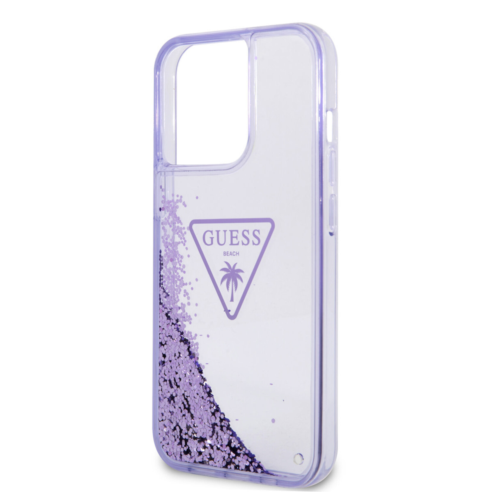 Guess Guess Paars TPU Back Cover Telefoonhoesje voor Apple iPhone 14 Pro - Bescherm je Telefoon & Laat Je Uniek Uitstralen.