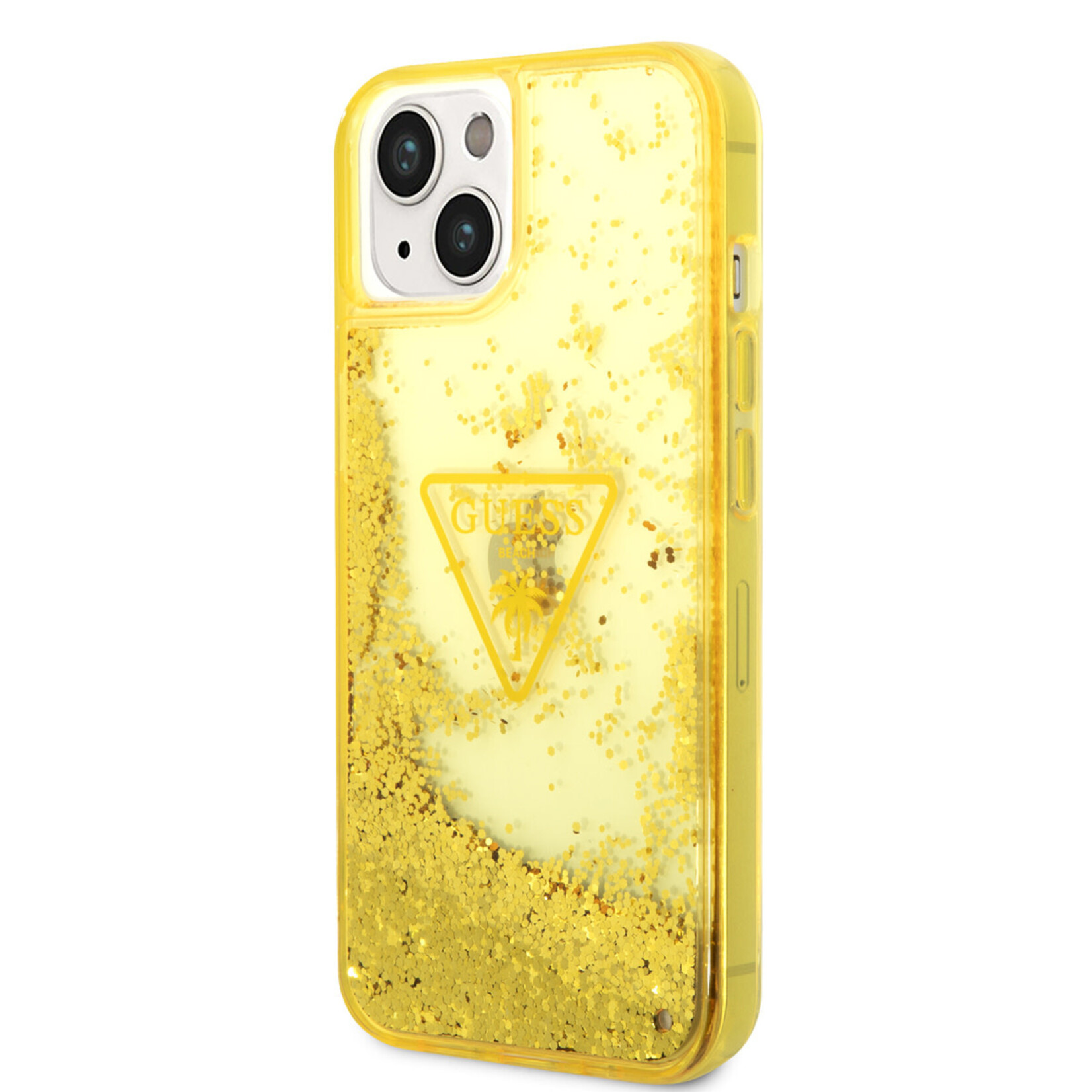 Guess Guess Telefoonhoesje voor Apple iPhone 14 Plus – Goud, TPU Back Cover – Bescherm je Smartphone & Stijlvolle Look