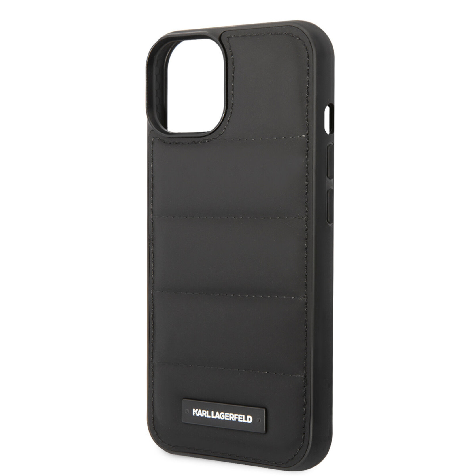 Karl Lagerfeld Karl Lagerfeld iPhone 14 Plus Hardcase Backcover - Puffy Elongated - Nylon - Zwart