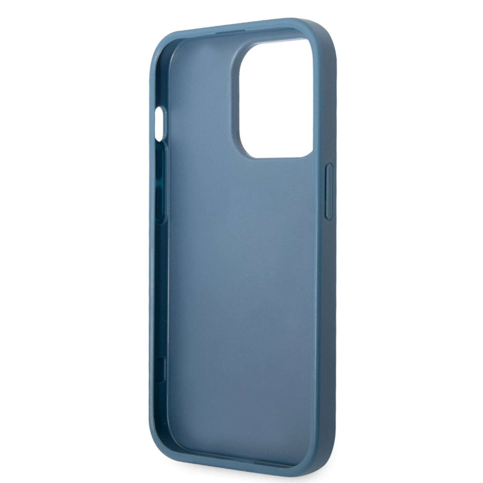 Guess Guess iPhone 14 Pro Max Hardcase Backcover - 4G - Big Metal Logo - Blauw