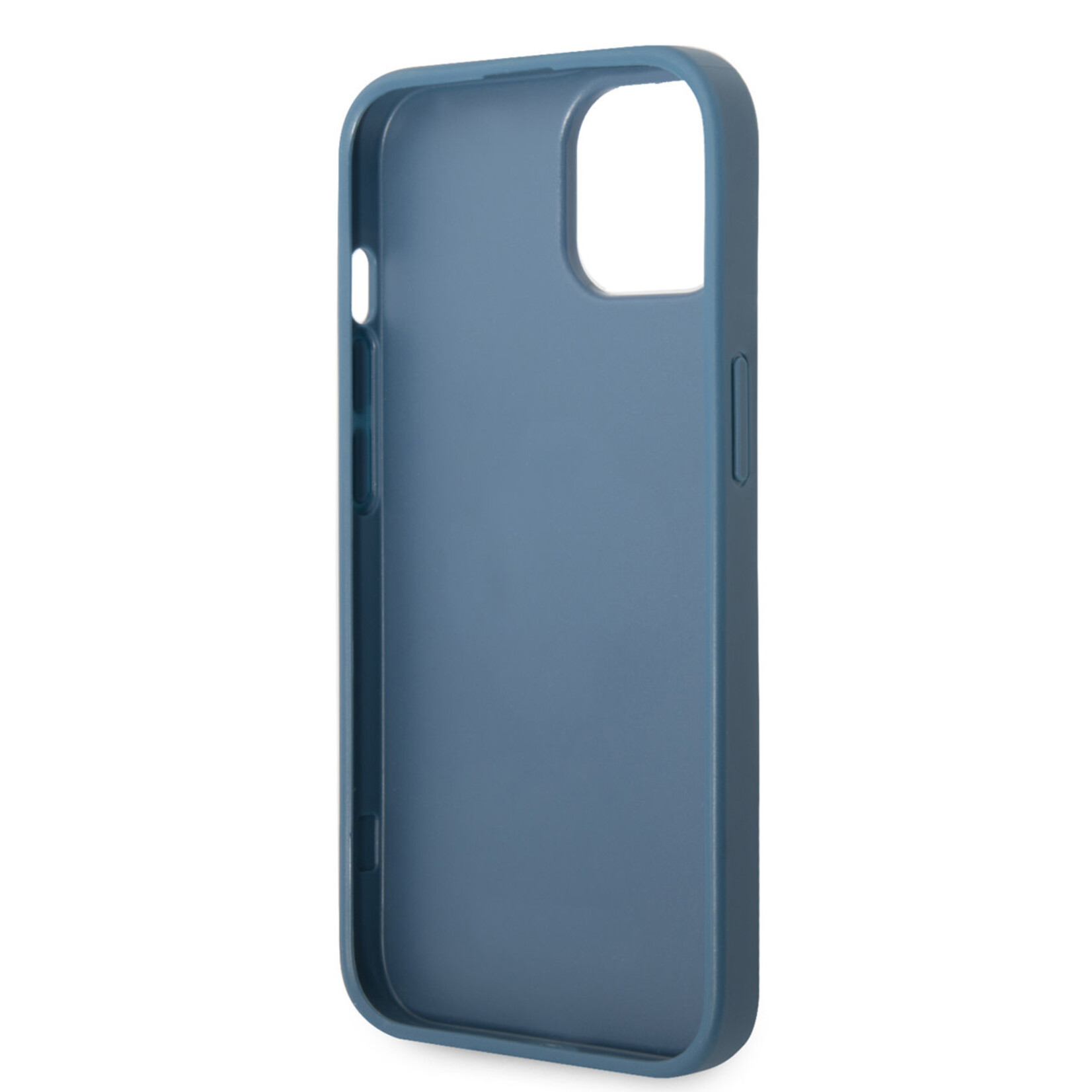 Guess Guess iPhone 14 Plus Hardcase Backcover - 4G - Big Metal Logo - Blauw