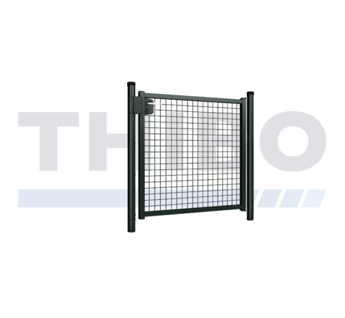 Thibo Single garden gate with wire mesh 50x50 mm