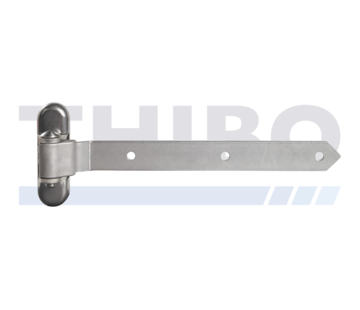 Locinox 180° 3-way adjustment hinge for wooden gates