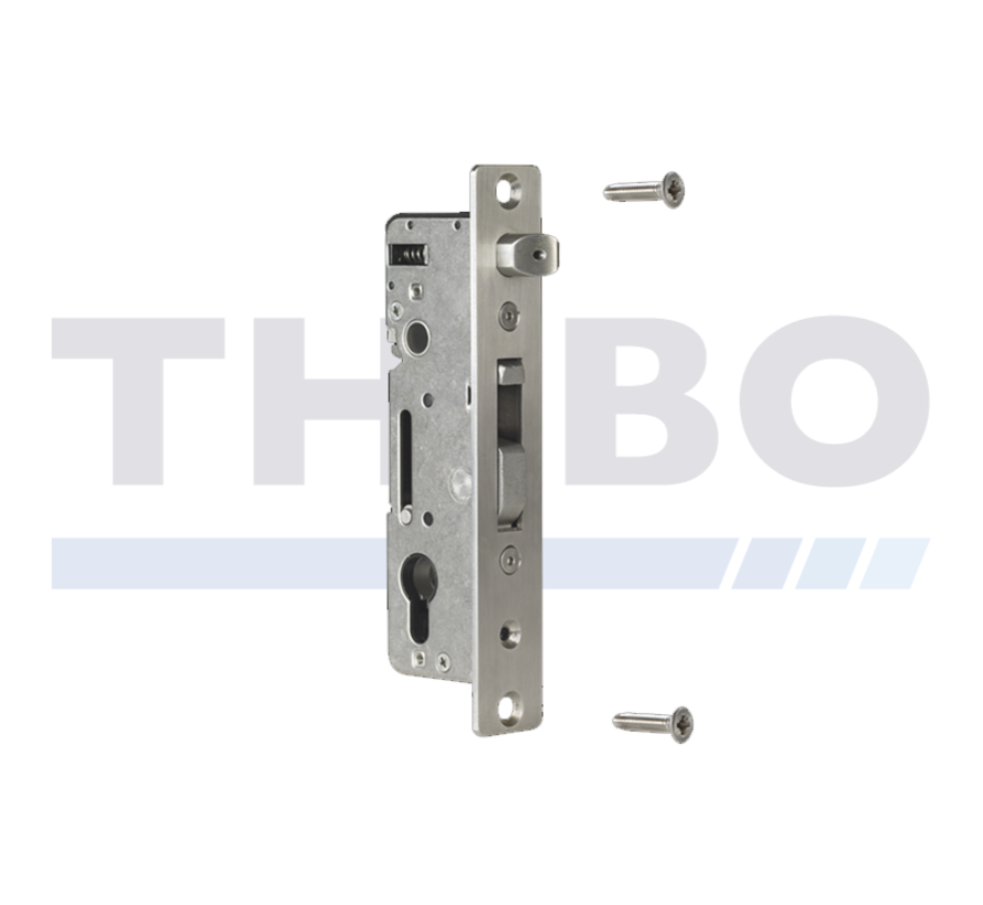 Insert lock for welding box with 35 mm backset