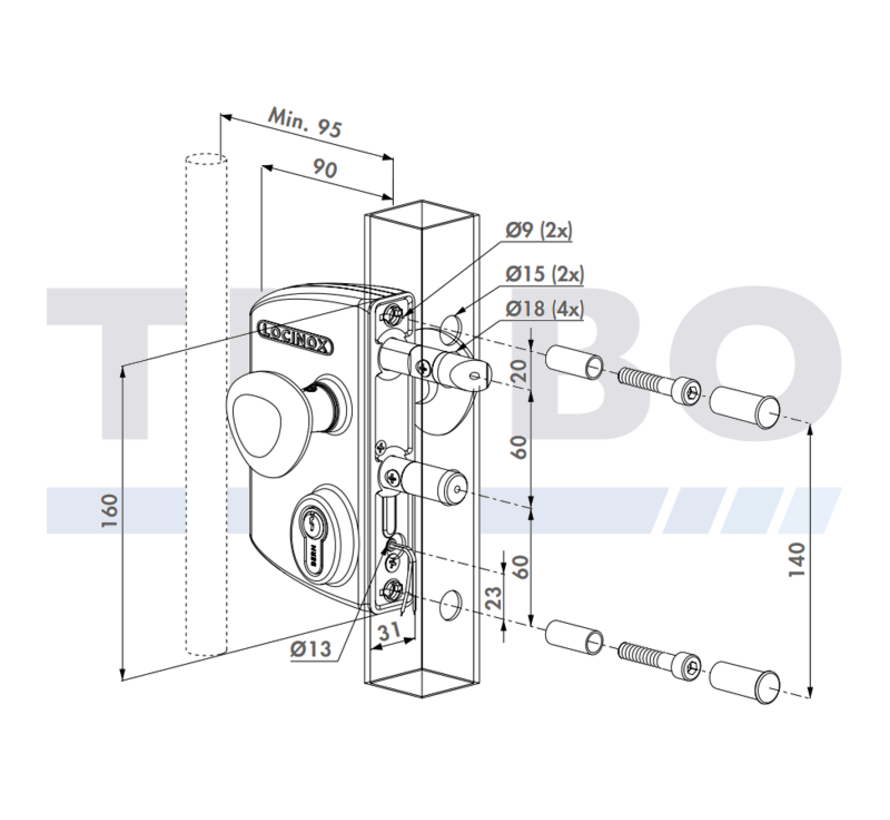 Elektroschloss - stromlos geöffnet - Thibo Online