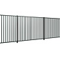Bar fencing with square bars type Tyro per meter