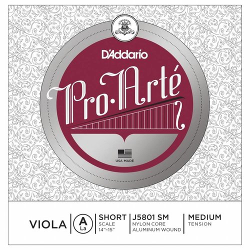 D'Addario Cordes pour alto D'Addario Pro Arte D'Addario Cordes pour alto D'Addario Pro Arte