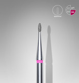 Knop diamant (roze/rood) 6P  012’3 (D 1,2 mm, L 3 mm)