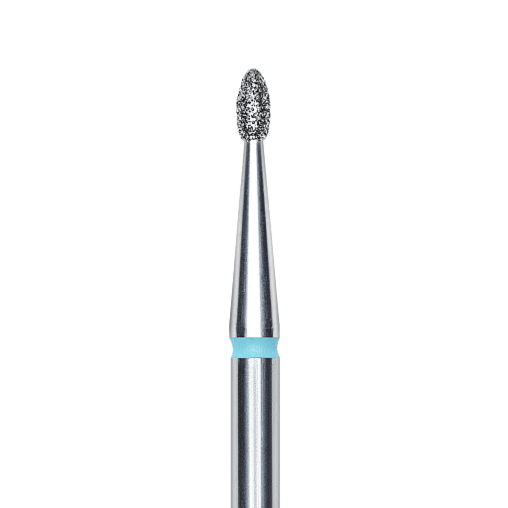 Knop diamant (blauw) 6B  016’3,4 (D 1,6 mm, L 3,4 mm)