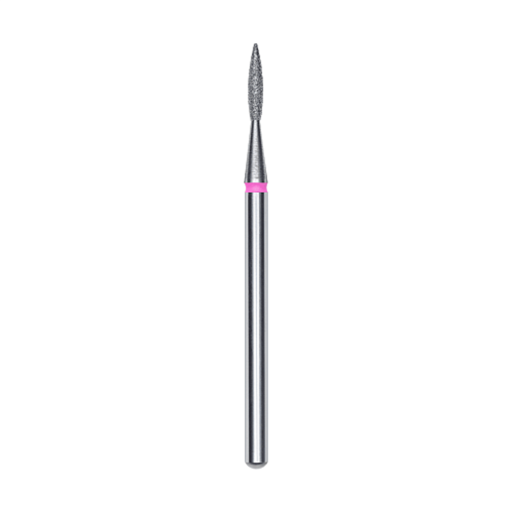 Flamme pointue diamant (rose/rouge) 41P  016’8 (D 1,6 mm, L 8 mm)
