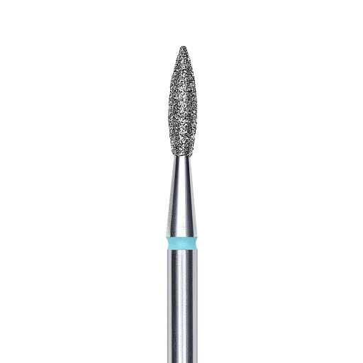 Flamme pointue diamant (bleu) 41B  021’8 (D 2,1 mm, L 8 mm)