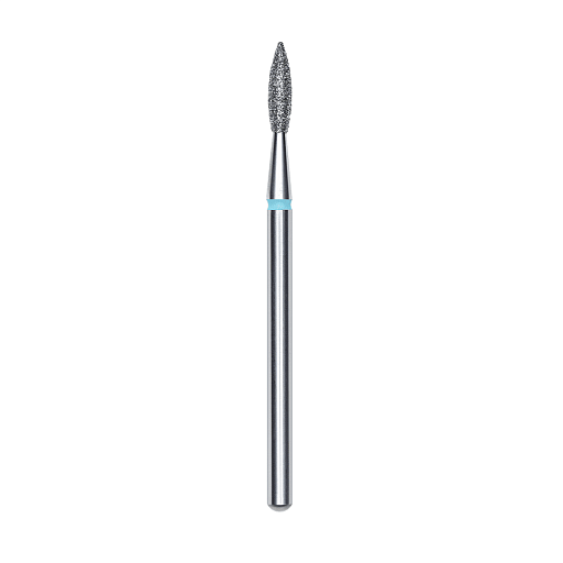 Flamme pointue diamant (bleu) 41B  021’8 (D 2,1 mm, L 8 mm)