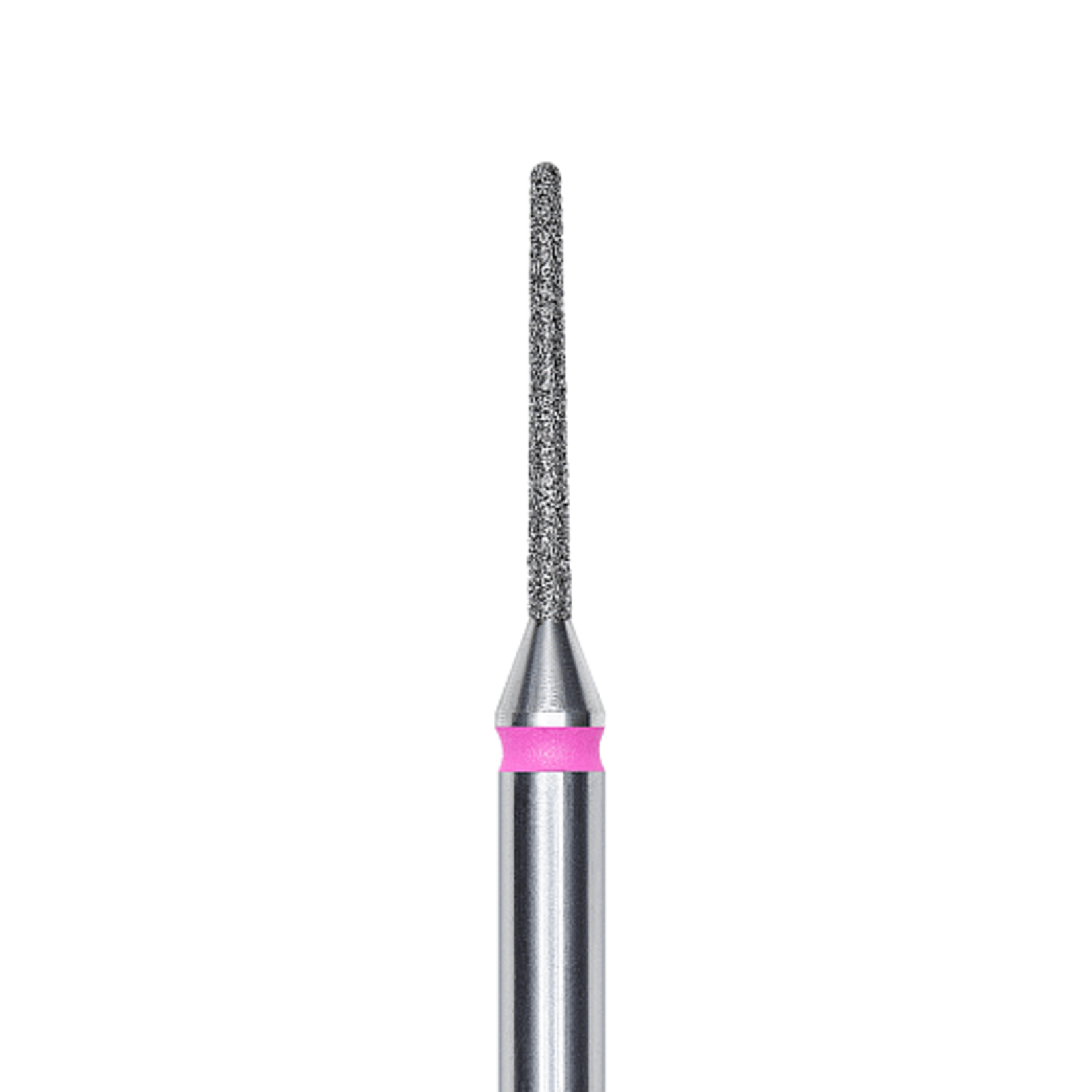 Naald diamant (roze/rood) 1P  010’10 (D 1 mm, L 10 mm)