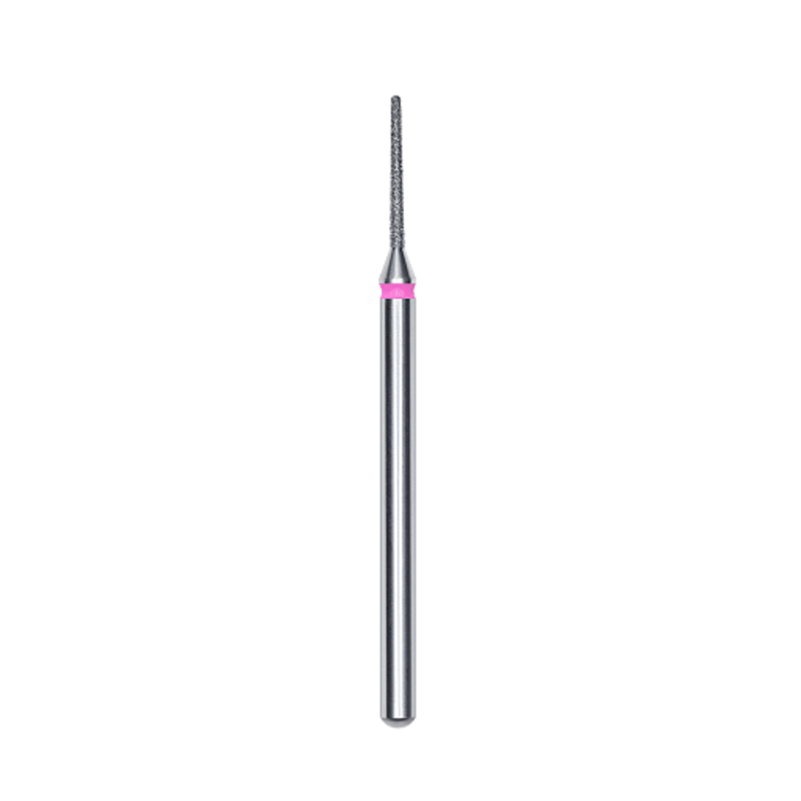 Naald diamant (roze/rood) 1P  010’10 (D 1 mm, L 10 mm)
