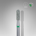 Cylindre bout arrondi diamant (turquoise/vert) 3T  023’8